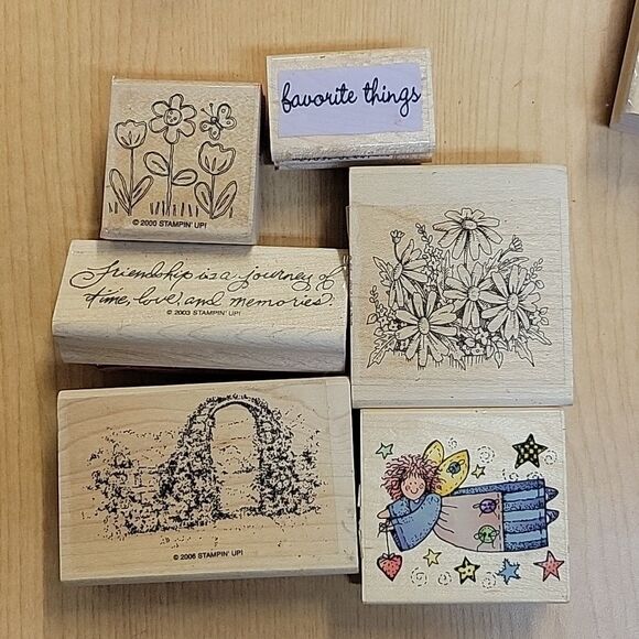 Stampin Up lot of 29 spring stamps and ink pads (set M) - Picture 8 of 12